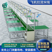 工廠生產線流水線裝配自動化組裝車間拉線打包防靜電工作台傳送帶