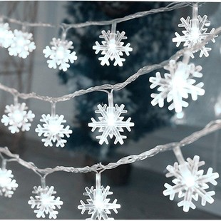 工程亮化雪花燈聖誕樹燈房間裝飾場景布置燈彩燈串燈滿天星燈串