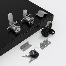 201雙開櫃門鎖七字型鎖櫃鎖7字鎖片轉舌鎖衣櫃雙開門櫃鎖量大從優