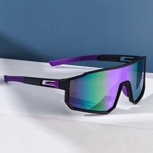 新款sunglasses運動墨鏡偏光炫彩男女連體太陽眼鏡戶外大風鏡3058