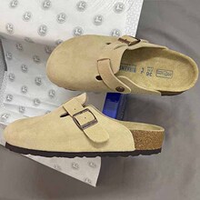 寬版勃肯鞋顆粒感包頭拖男女同款36-45碼腳蹬外穿拖鞋厚底定制鞋