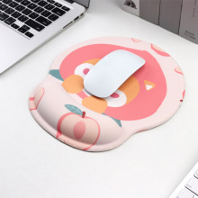 硅膠鼠標墊mousepad柔軟辦公純色簡約滑鼠墊護腕高彈性手托鼠標墊