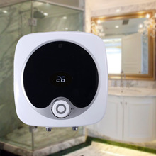 批發家用浴室廚房專用迷你小廚寶儲水式電熱水器控溫旋鈕帶顯示屏