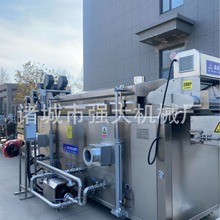 A雞排油炸線電加熱油炸機 不銹鋼香蕉片油炸設備商用薯片面包