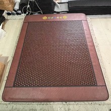 批發托瑪琳六角赭石加厚床墊數顯可控溫電加熱家用床墊廠家
