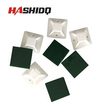 【批發】塑料吸盤定位片25*25不干膠自粘式扎帶電線固定座500足數
