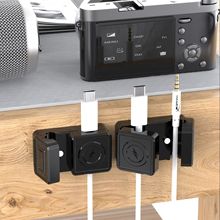雙開門磁吸膠貼繞線器  理線器  束線器 數據線收納電源線 固線器