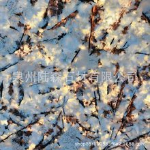 天山暮雪天然大理石奢石別墅定制家用餐桌台面客廳背景牆玄關地面