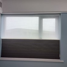 日夜蜂巢簾隔熱遮陽卧室客廳書房辦公室一簾兩用卷簾免打孔窗簾