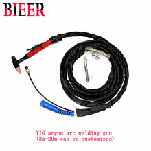 TIG150A焊槍 150A氬弧焊把 橡膠護套硬質膠木槍頭廠家批發