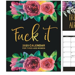 羳Ʒ ƣvŮ՚v2025 Calendar For Tired-Ass Women