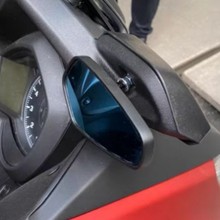 雅馬哈XMAX300400250摩托車通用摩托車一體后視鏡改裝件零件配件