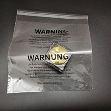 OPP清脆透明膠袋印刷防窒息警告語袋 亞馬遜外貿出口自粘袋有氣孔