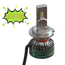 跨境新品LED雙銅管大功率9006汽車大燈h1h4超亮h7改裝led汽車大燈