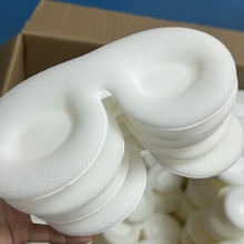 海綿眼罩內襯 3D 仿真絲眼罩填充記憶海棉 海綿熱壓眼罩