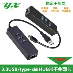 USB/type-c3.0HUBǧ׾WD RJ45WӿDQ־Uչ