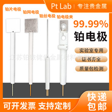 鉑電極10*10mm鉑片電極鉑網電極鉑絲電極 純度9999 Pt電極可開票