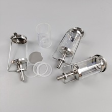 葯檢濾杯玻璃杯體316L不銹鋼支架適用於薄膜過濾器帶刻度100ml