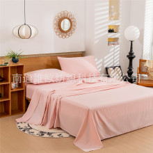 維歐跨境外貿temu家紡棉布四件套亞馬遜床單床笠cotton bed sheet
