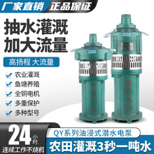 浙江祥珂QY油浸泵三相潛水泵380V高揚程農田灌溉大流量工業深井泵