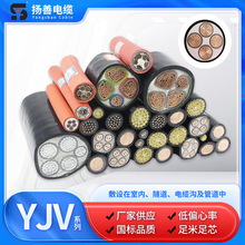 揚善電纜YJV2/3/4/5/16平方多芯充電樁用電纜無氧銅芯國標電纜線