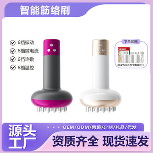 工廠定制跨境經絡刷通儀家用手持按摩刷便攜按摩器智能電動經絡疏