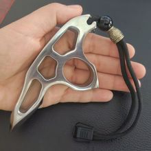 加厚不銹鋼指虎戒指破窗器防身防狼車載虎拳戶外手撐子拳扣
