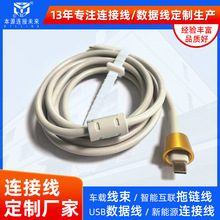 加工定制數據線type-c新能源機器人配機線康養儀器注塑USB數據線