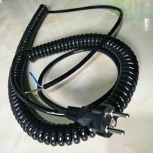 伸縮彈簧電線PU彈簧線 螺旋電線1芯2芯3芯4芯5芯6芯7芯8芯9芯卷線