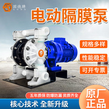 固德牌廠家電動隔膜泵DBY3-STFF 工程塑料泵自動水泵耐酸鹼耐腐蝕