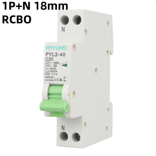 18mm RCBO 1P+N 6KA 30mA  ΢^d·©늱o·