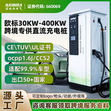 歐標跨境新能源汽車快充充電樁60/120/240kw商用380V直流廠家CCS2