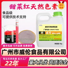 威倫天然甜菜紅食品色素 甜菜紅着色劑 天然紅色素