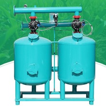 農業灌溉全自動反沖洗過濾器運行穩定砂石加碟片自動反沖洗過濾