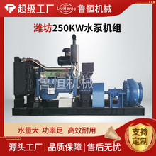 抽水用發電機250KW低油耗四保護系統250千瓦濰坊動力水泵機組