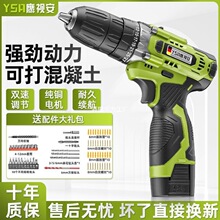 德國手電鑽轉家用電鑽充電式工具鋰電多功能沖擊手槍鑽電動螺絲刀