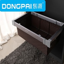 東派阻尼衣物拉籃衣櫃拉籃衣櫃多功能伸縮衣帽間藤籃儲物籃批發價