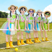 六一兒童表演服裝幼兒園港風舞蹈班服畢業照運動會啦啦隊演出服潮