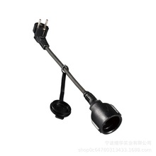 廠家直銷歐標三插電源線延長線 16A C13 C5,C13S防水插PVC&橡膠線
