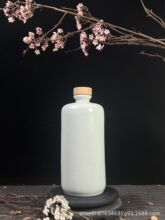 陶瓷裂紋空酒瓶家用酒瓶密封一斤裝酒瓶密封窖藏酒壇泡酒廠家酒壺