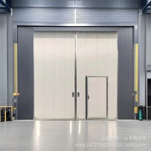 平移推拉門 推拉門 上軌道滑輪推拉平移門 可手動電動平移門 工業