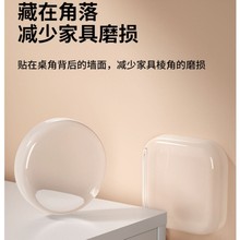 透明防撞貼家用阻門器門把手沙發方形牆貼加厚靜音防撞墊門吸緩沖