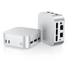全新12代N150迷你電腦三顯4K輸出台式機商務辦公便攜mini小型主機