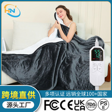 跨境大冬季歐式家用單人電熱毯可水洗自動斷電熱暖身毯保暖電蓋毯