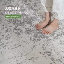 無膠防水地毯現代高級簡約感客廳卧室輕奢沙發床邊灰色大面積地墊