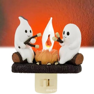 Ʒf}bGhost Campfire Flickering Night Light `