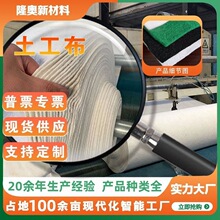 土工布廠家滌綸防塵土工布透水防滲水公路白色養護毯土工布工程布