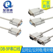 1.5M電腦顯示屏連接線RS232串口數據線DB9公對母延長母對母現貨