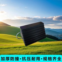 批發橡膠輪擋便攜式止滑器 汽車三角木擋車器斜坡墊 車輪阻退器