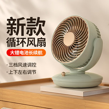 桌面小風扇辦公室桌上usb充電風扇小型宿舍學生家迷你便攜電扇跨